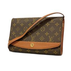 Louis Vuitton Shoulder Bag Monogram Bordeaux 24 M51798 Brown Women's