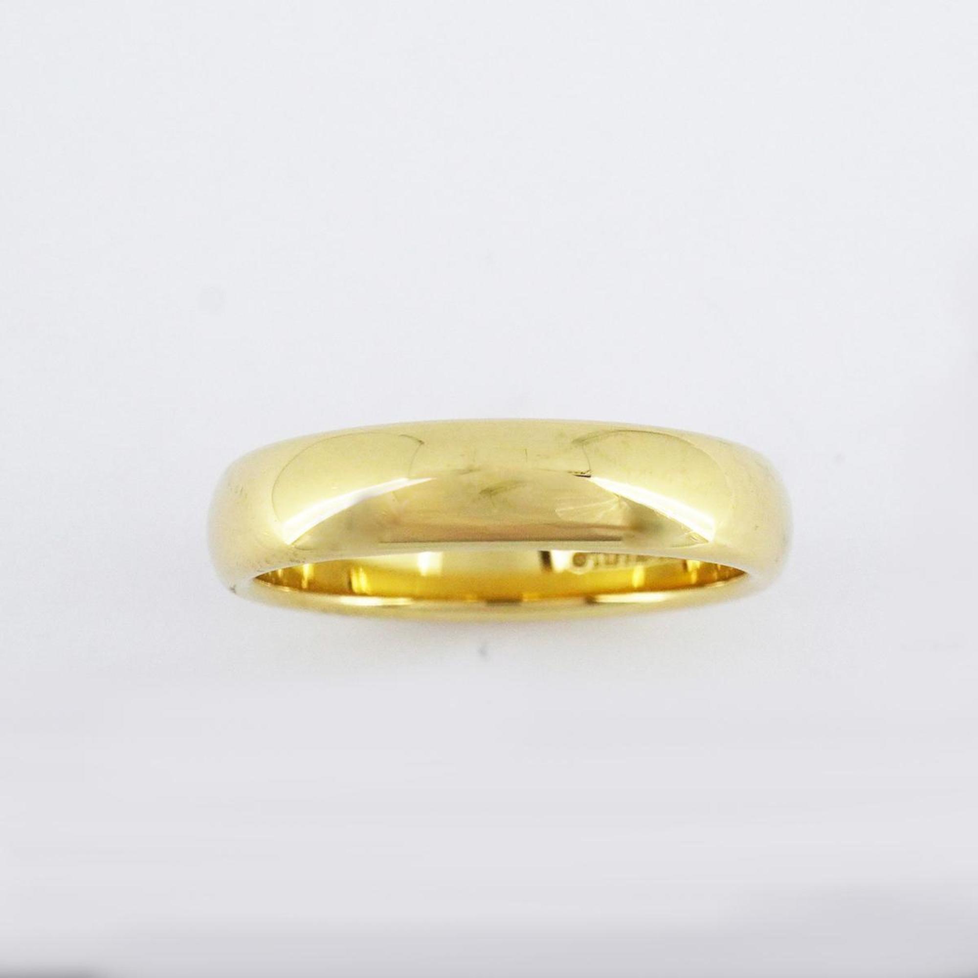 Tiffany Ring Classic Wedding K18YG Yellow Gold Men's