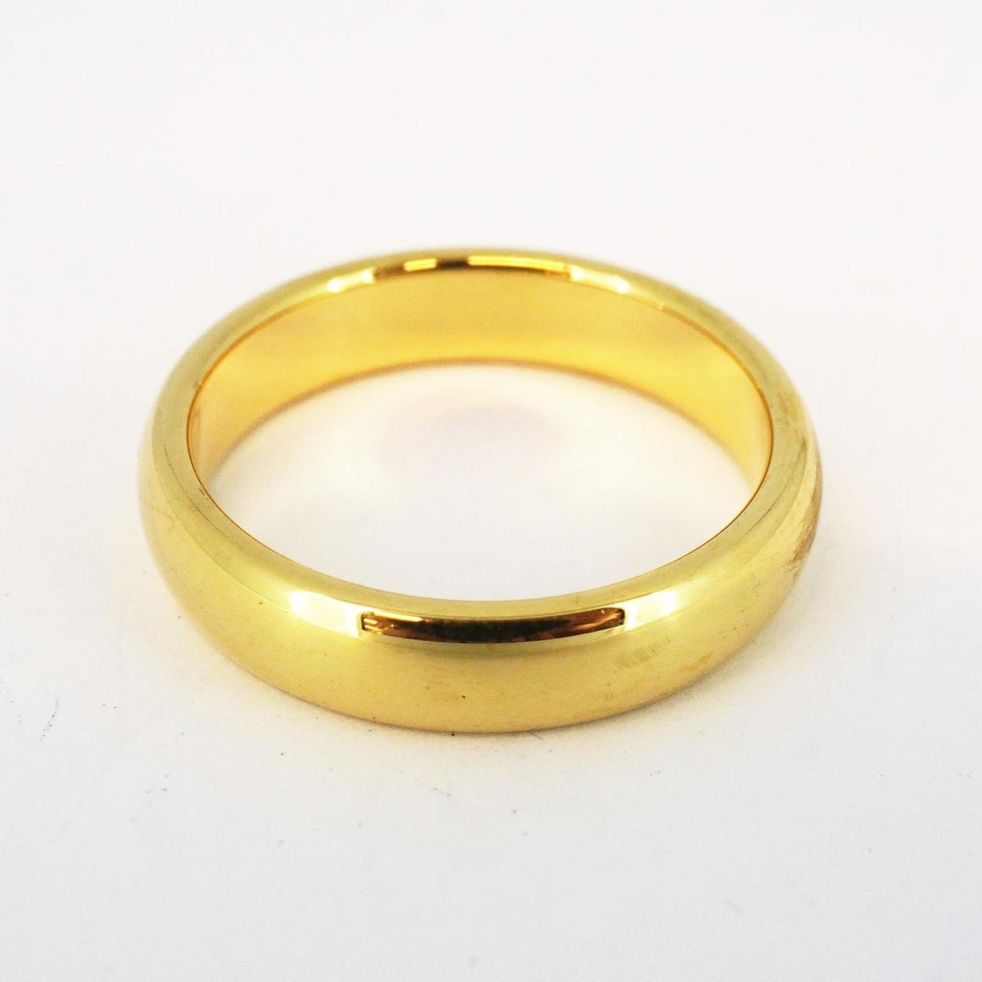 Tiffany Ring Classic Wedding K18YG Yellow Gold Men's