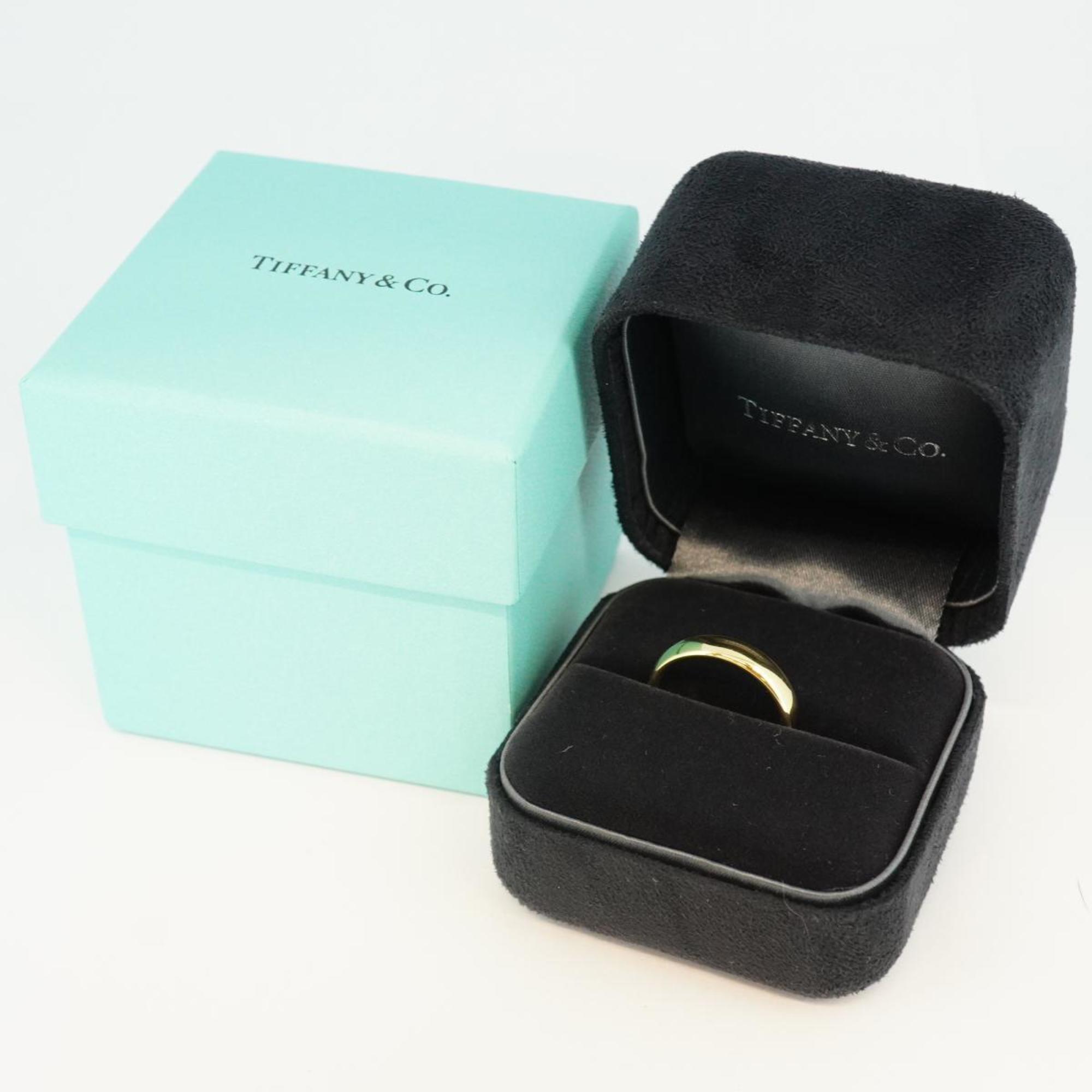 Tiffany Ring Classic Wedding K18YG Yellow Gold Men's