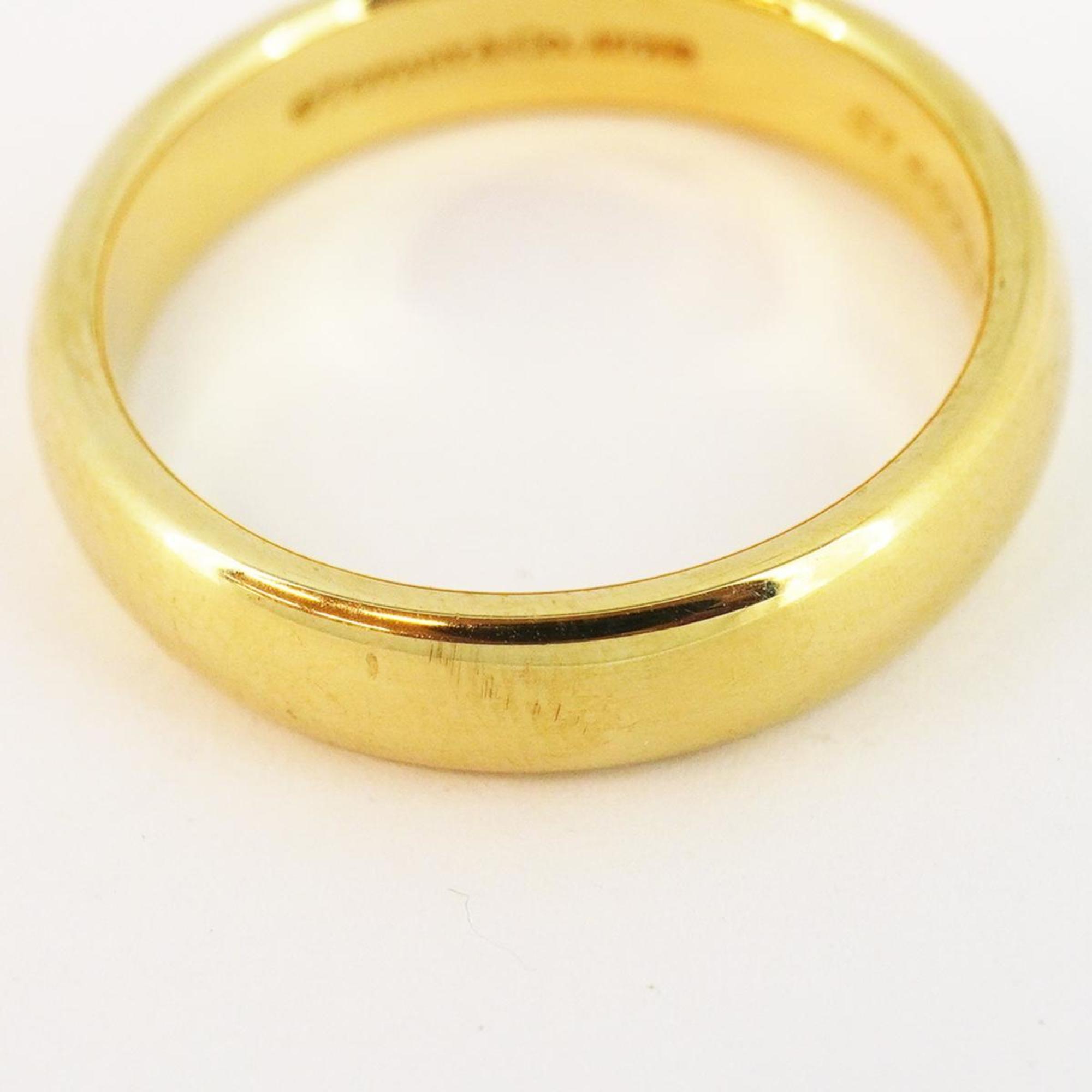 Tiffany Ring Classic Wedding K18YG Yellow Gold Men's