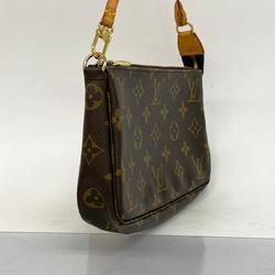 Louis Vuitton Pouch Monogram Pochette Accessoires M51980 Brown Women's