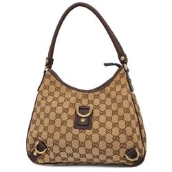 Gucci Handbag GG Canvas Abby 130738 Brown Women's