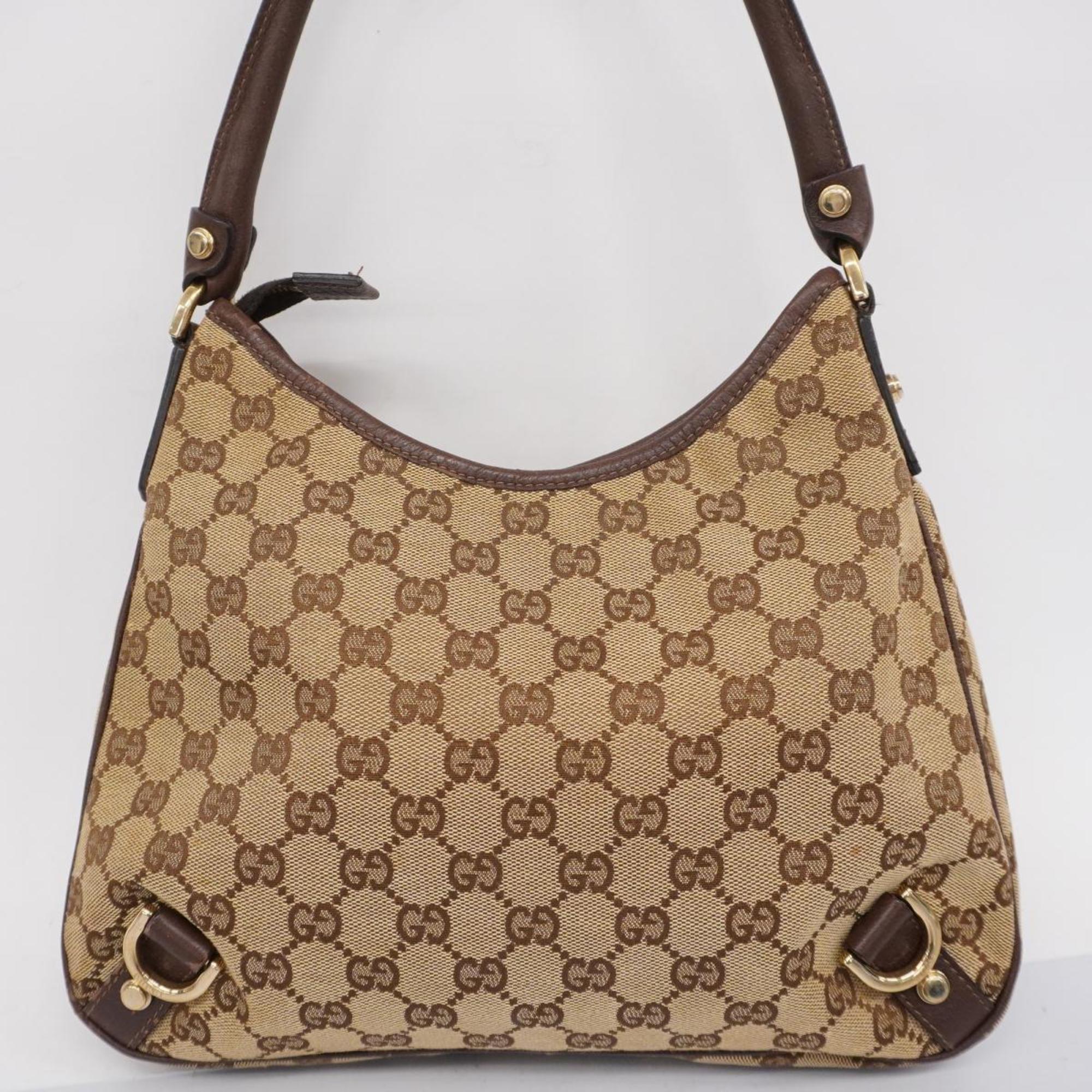 Gucci Handbag GG Canvas Abby 130738 Brown Women's