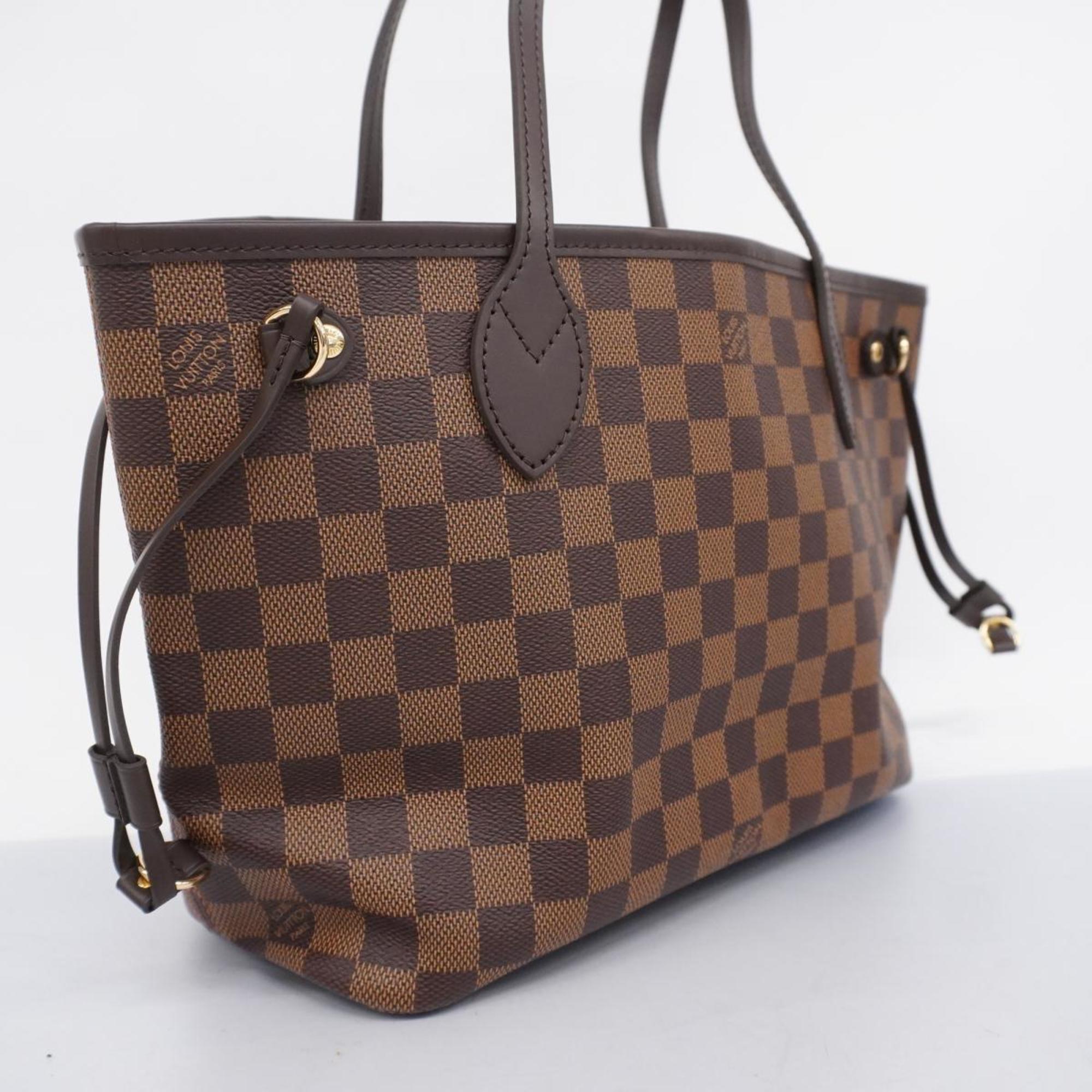 Louis Vuitton Tote Bag Damier Neverfull PM N40600 Ebene Women's