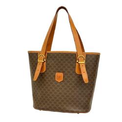 Celine Tote Bag Macadam Brown Women's