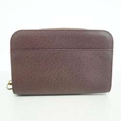 Louis Vuitton Clutch Bag Taiga Baikal M30186 Acajou Men's