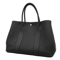 Hermes Tote Bag Garden PM Y Stamp Country Black Women's