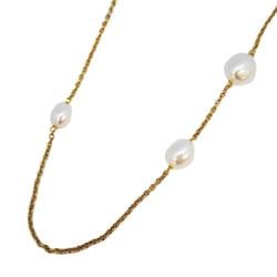 Tiffany Necklace Pearl by the Yard K18PG Pink Gold Women's