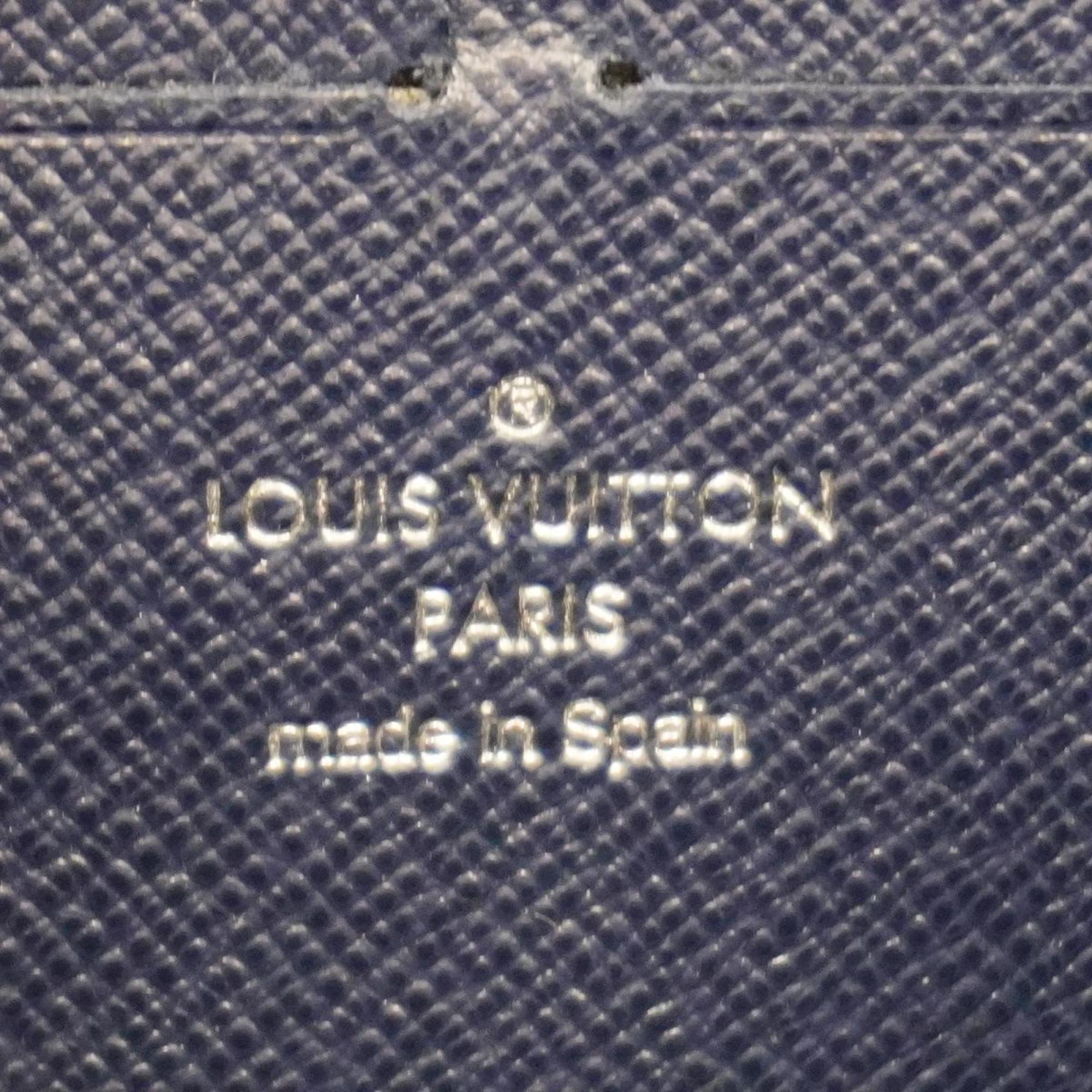 Louis Vuitton Long Wallet Epi Zippy M60307 Indigo Blue Men's Women's