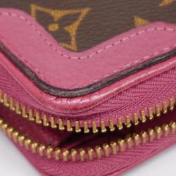 Louis Vuitton Long Wallet Monogram Zippy Retiro M64151 Rose Bruyere Ladies