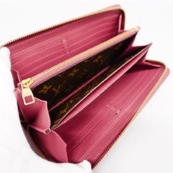 Louis Vuitton Long Wallet Monogram Zippy Retiro M64151 Rose Bruyere Ladies