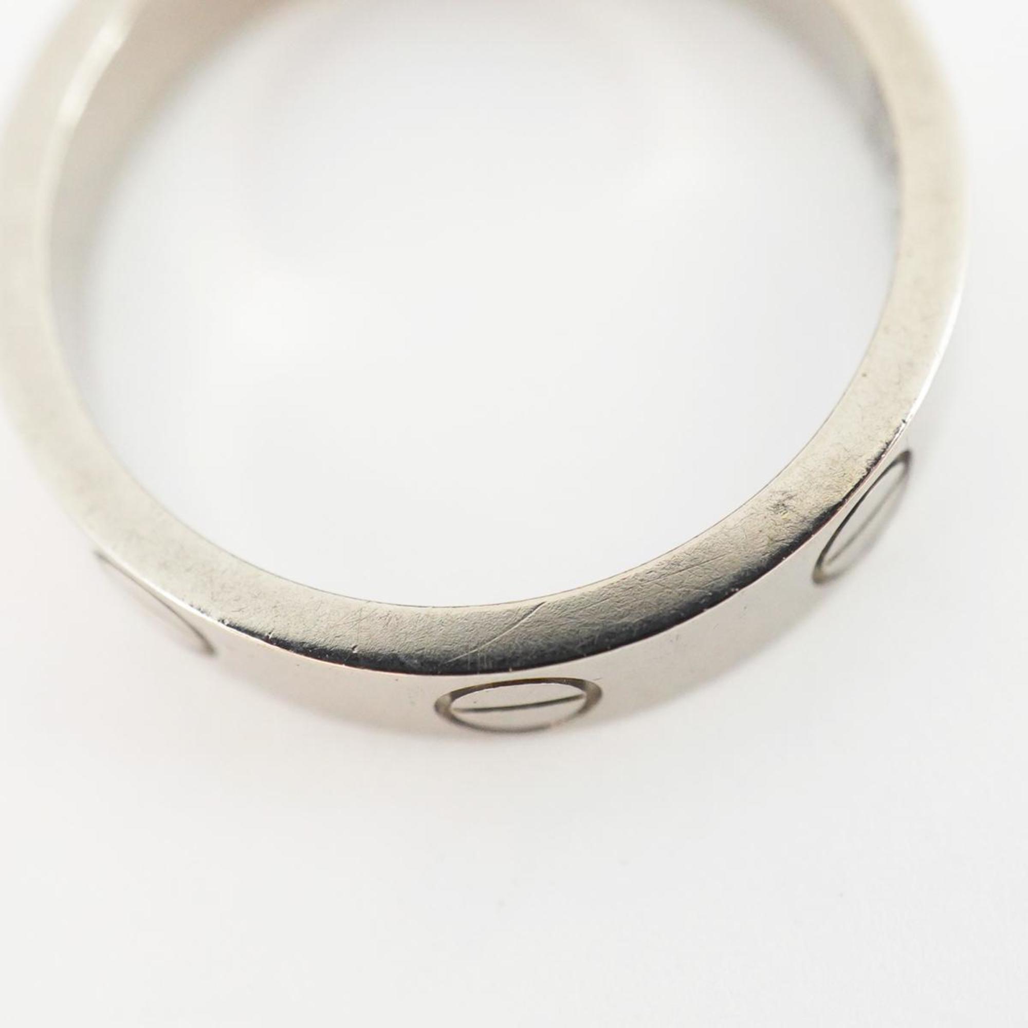 Cartier Ring Love K18WG White Gold Ladies