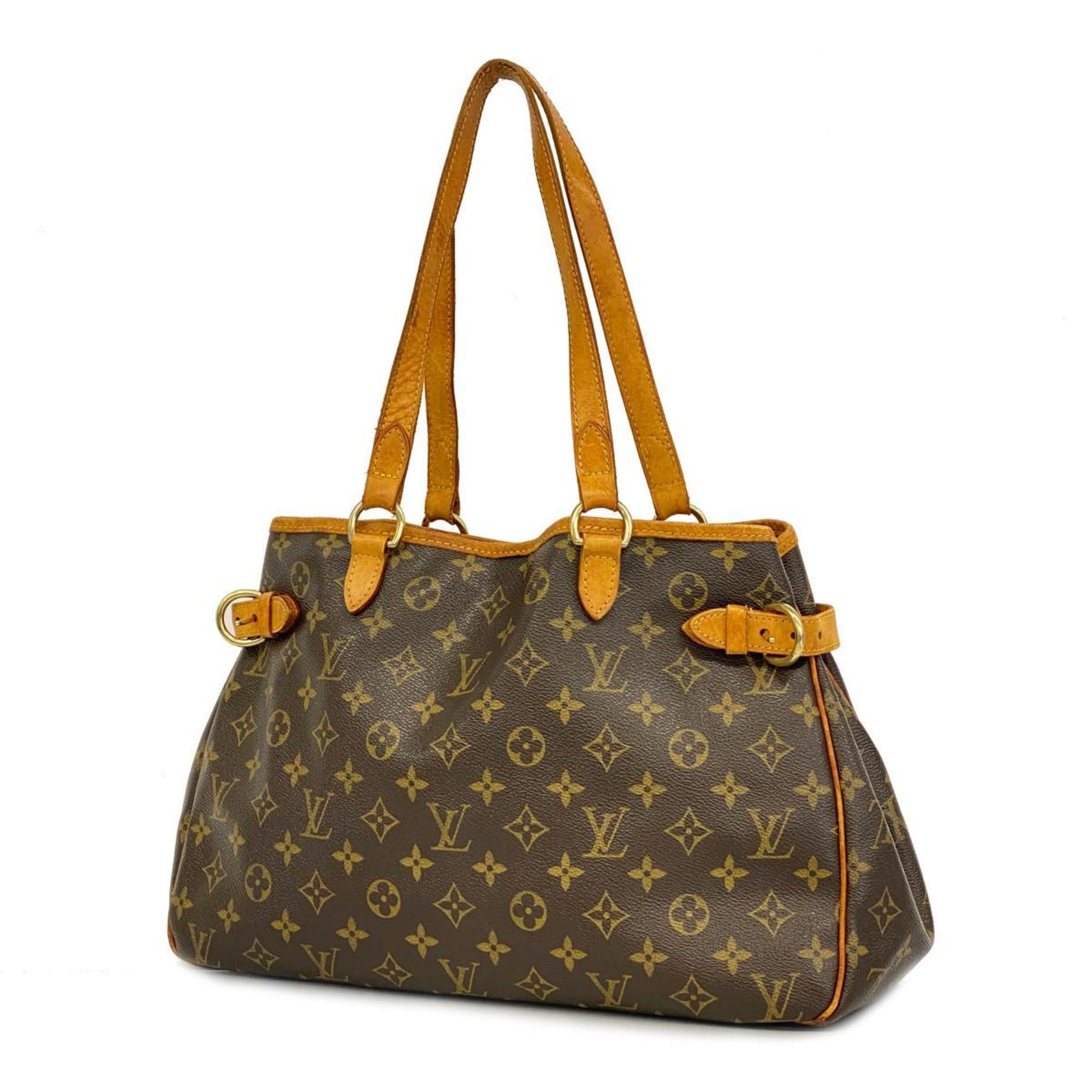 Louis Vuitton Tote Bag Monogram Batignolles Horizontal M51154 Brown Women's