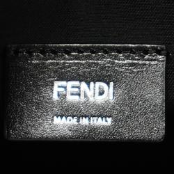 Fendi Tote Bag Zucca Leather Grey Black Men's