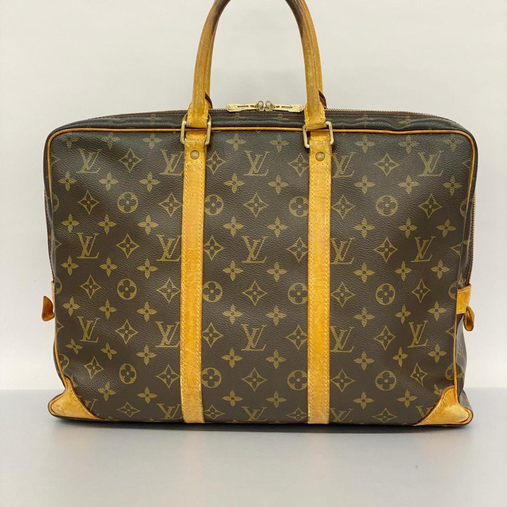 Louis Vuitton Bag Monogram Porte Document Voyage M53361 Brown Men's Women's