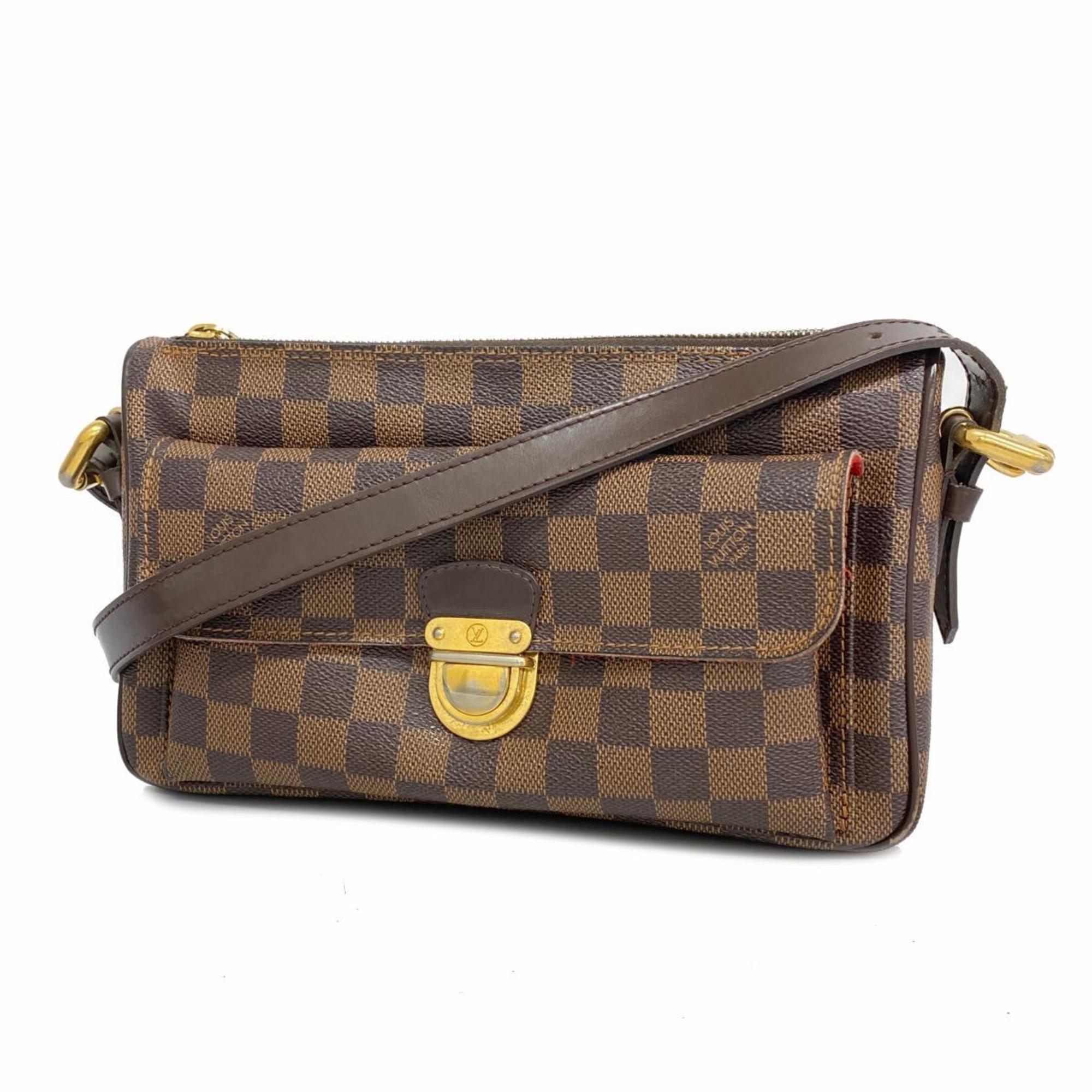 Louis Vuitton Shoulder Bag Damier Ravello GM N60006 Ebene Ladies