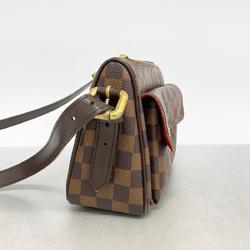 Louis Vuitton Shoulder Bag Damier Ravello GM N60006 Ebene Ladies