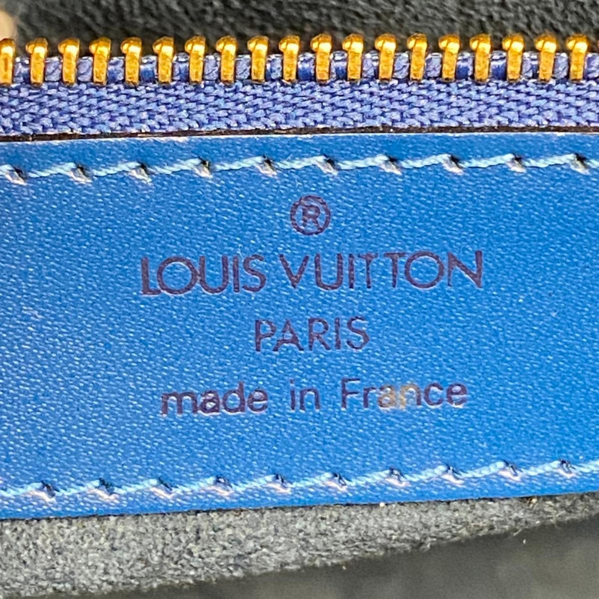 Louis Vuitton Shoulder Bag Epi Saint Jacques M52265 Toledo Blue for Women