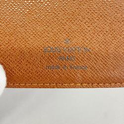 Louis Vuitton Long Wallet Monogram Porte Carte Credit Yen M60825 Brown Men's Women's