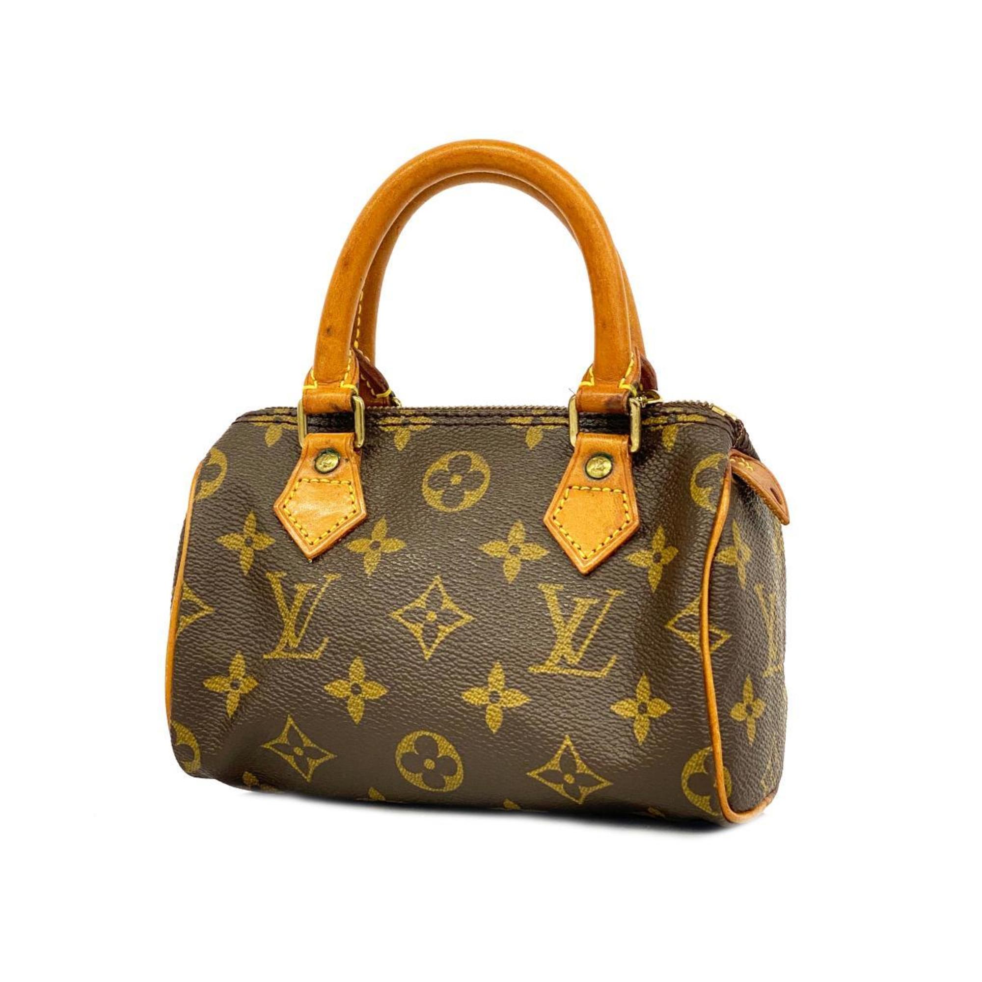 Louis Vuitton Handbag Monogram Speedy M41534 Brown Ladies