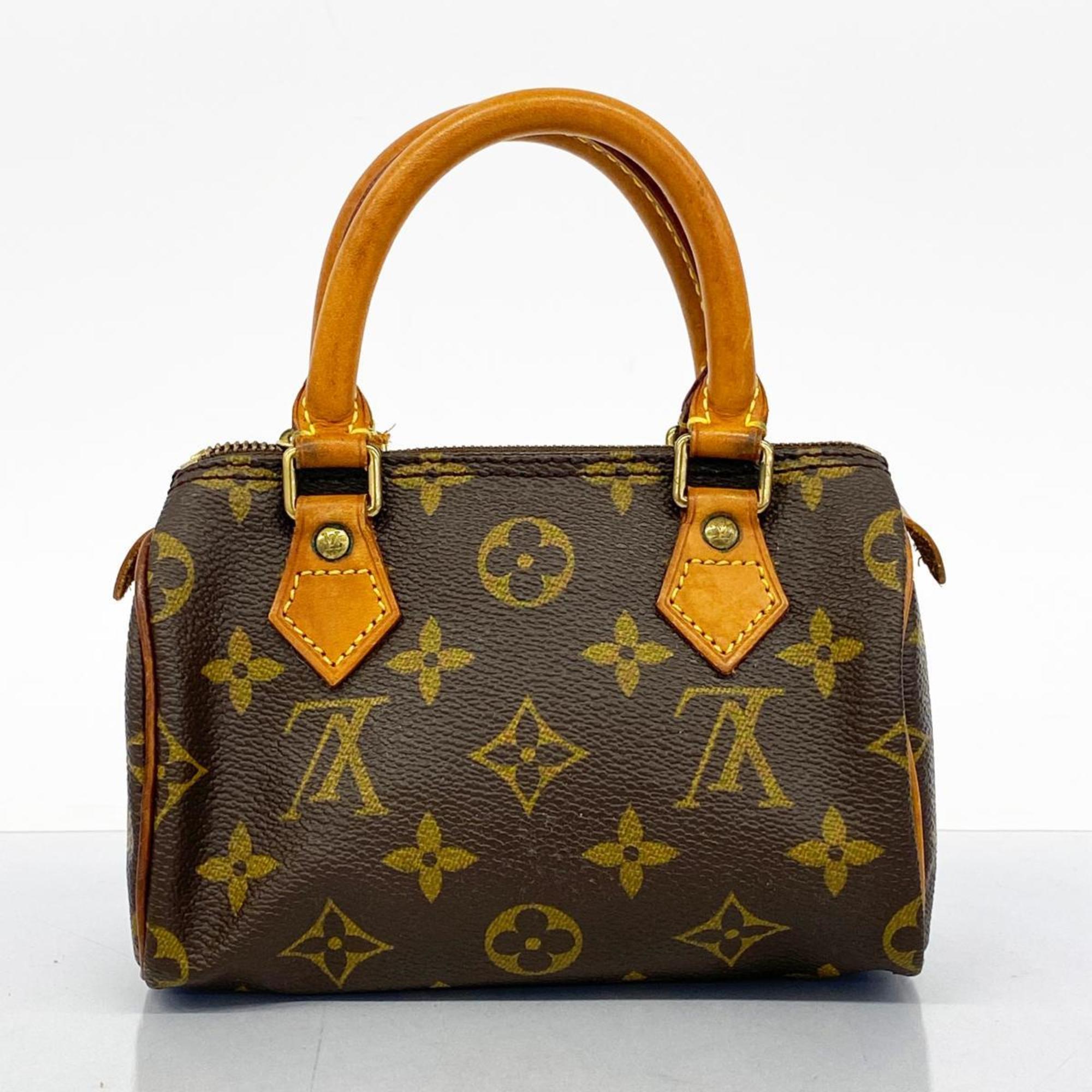 Louis Vuitton Handbag Monogram Speedy M41534 Brown Ladies