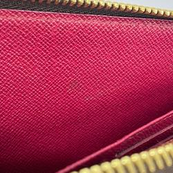 Louis Vuitton Long Wallet Monogram Zippy M41895 Fuchsia Ladies