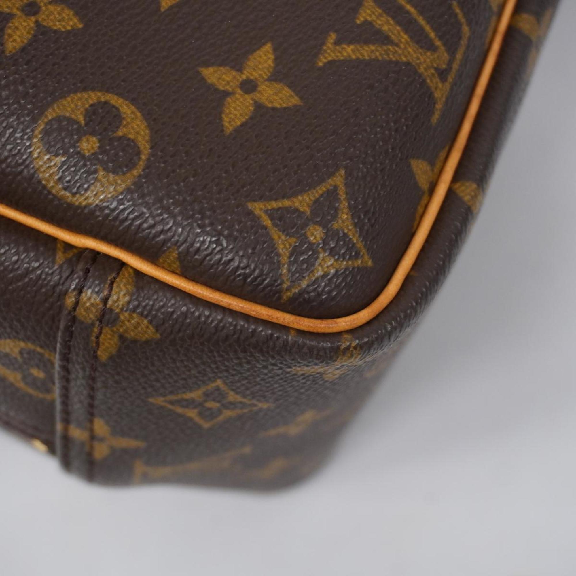 Louis Vuitton Handbag Monogram Deauville M47270 Brown Ladies