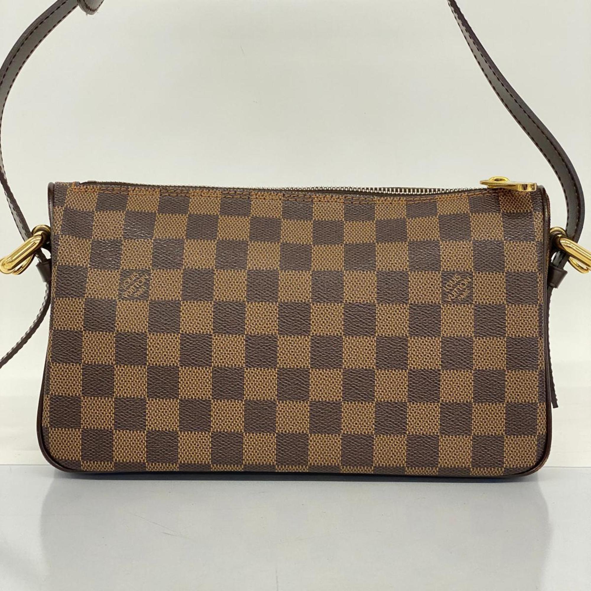 Louis Vuitton Shoulder Bag Damier Ravello GM N60006 Ebene Ladies