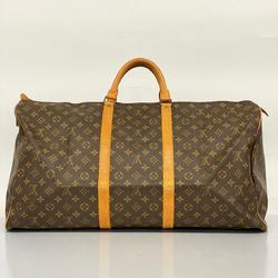 Louis Vuitton Boston Bag Monogram Keepall 60 M41422 Brown Men's Women's