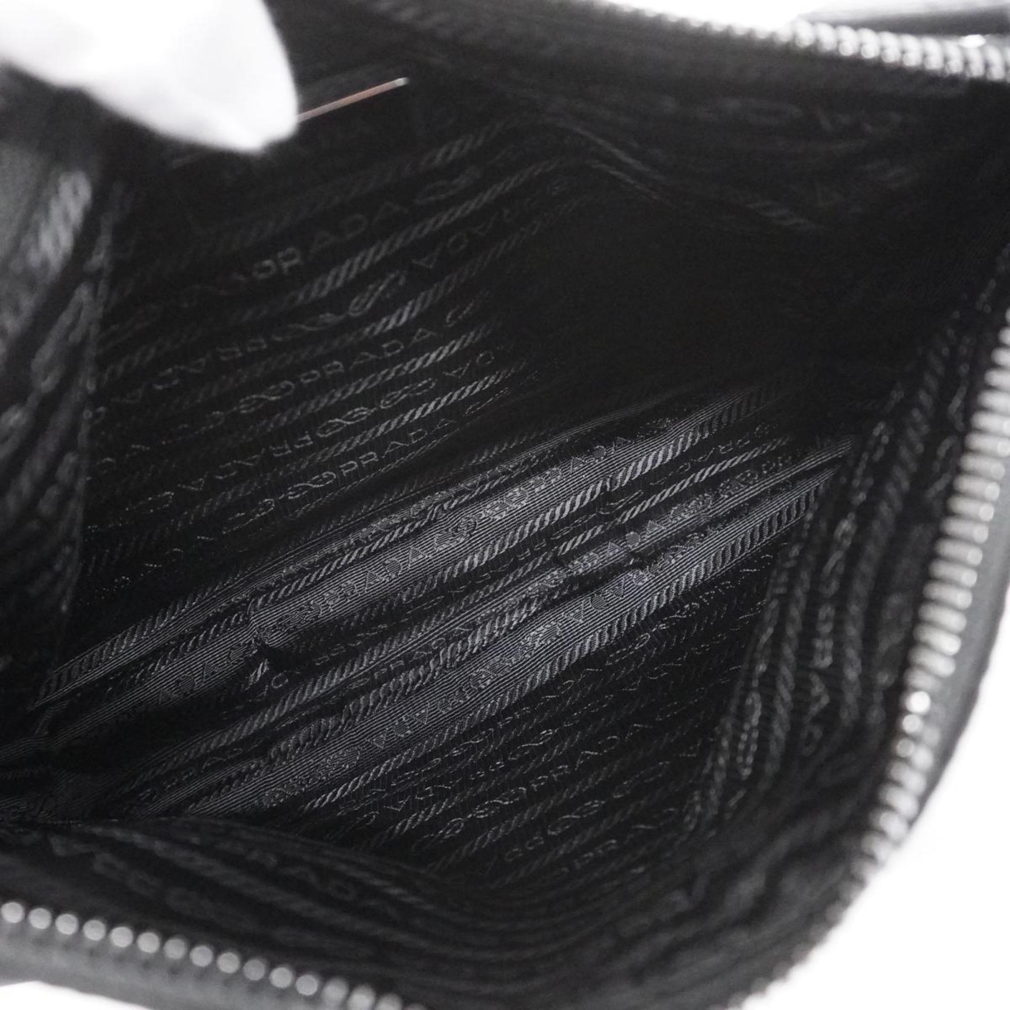 Prada Shoulder Bag Nylon Black Women's