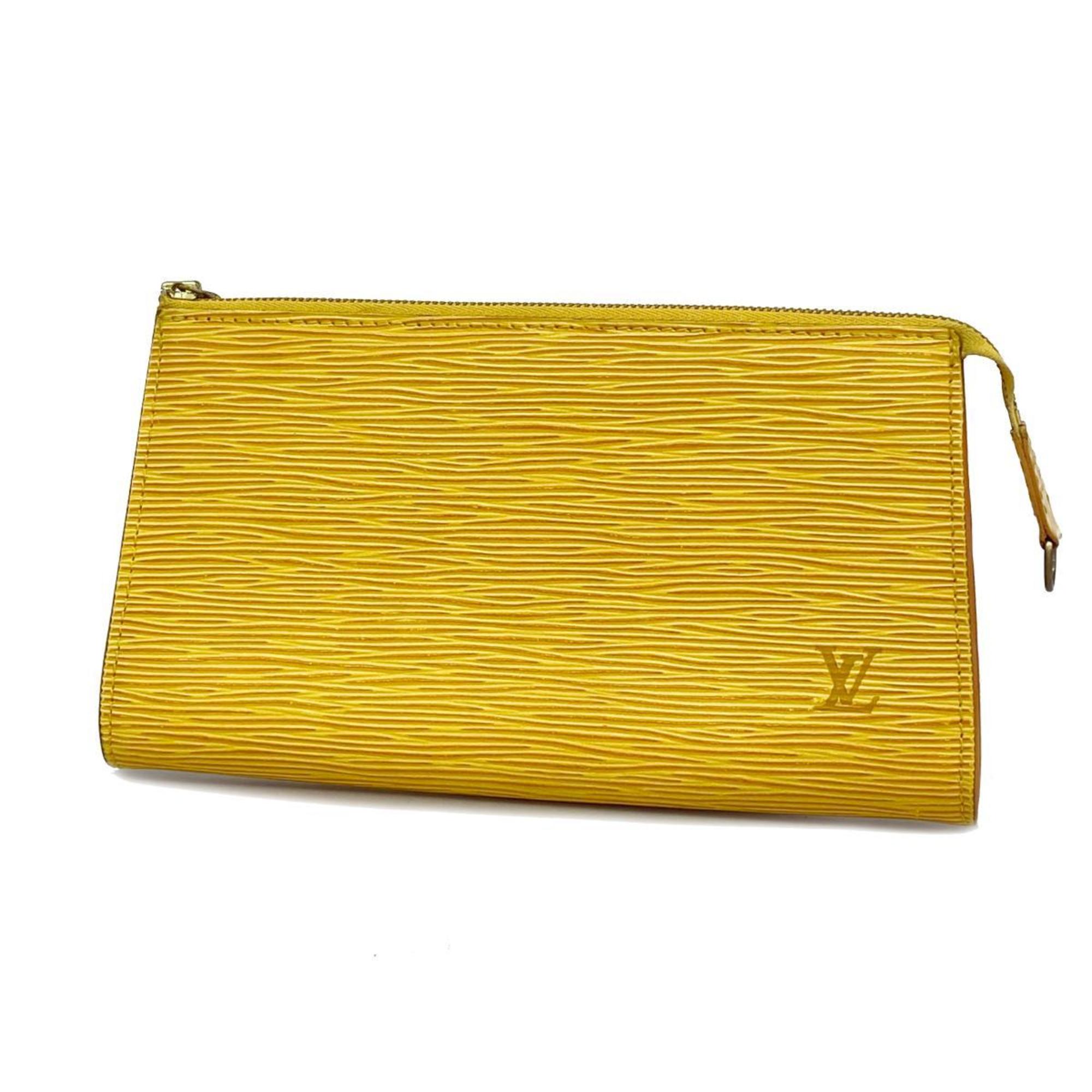 Louis Vuitton Epi Pouch Pochette Accessoires M52959 Jaune Ladies