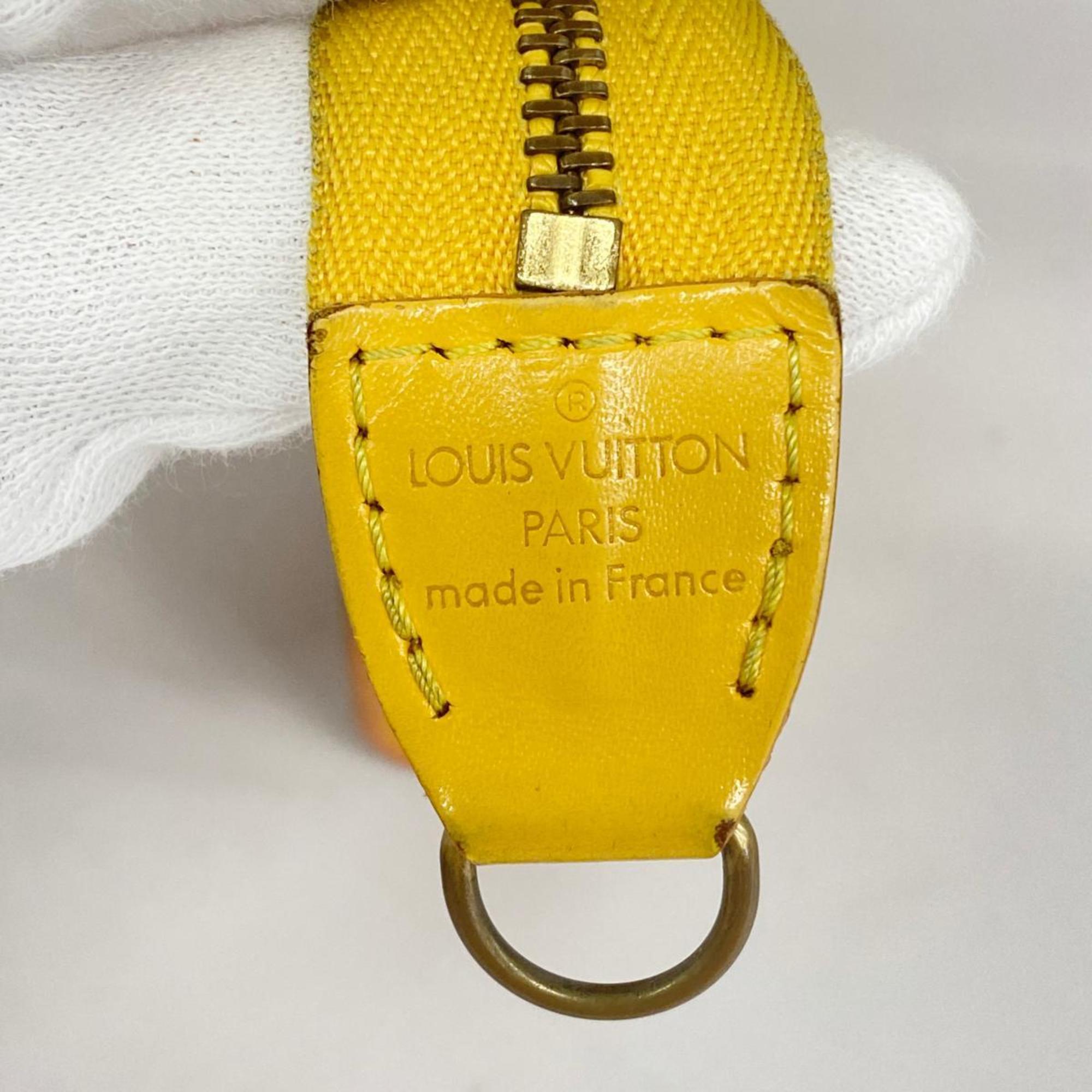 Louis Vuitton Epi Pouch Pochette Accessoires M52959 Jaune Ladies