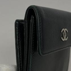 chanel wallet caviar skin black ladies