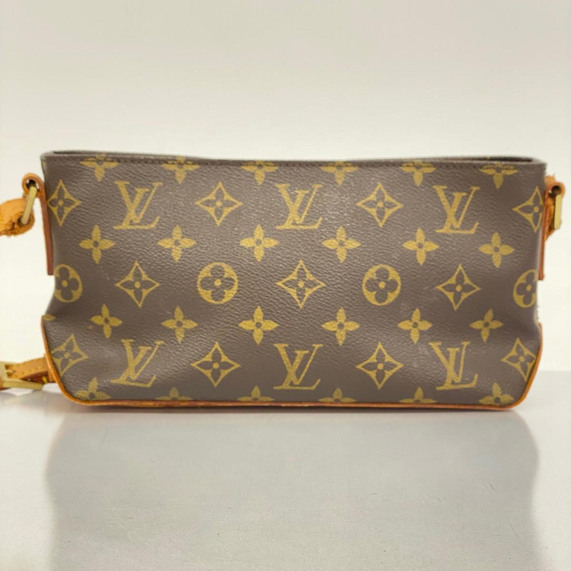 Louis Vuitton Shoulder Bag Monogram Trotter M51240 Brown Ladies