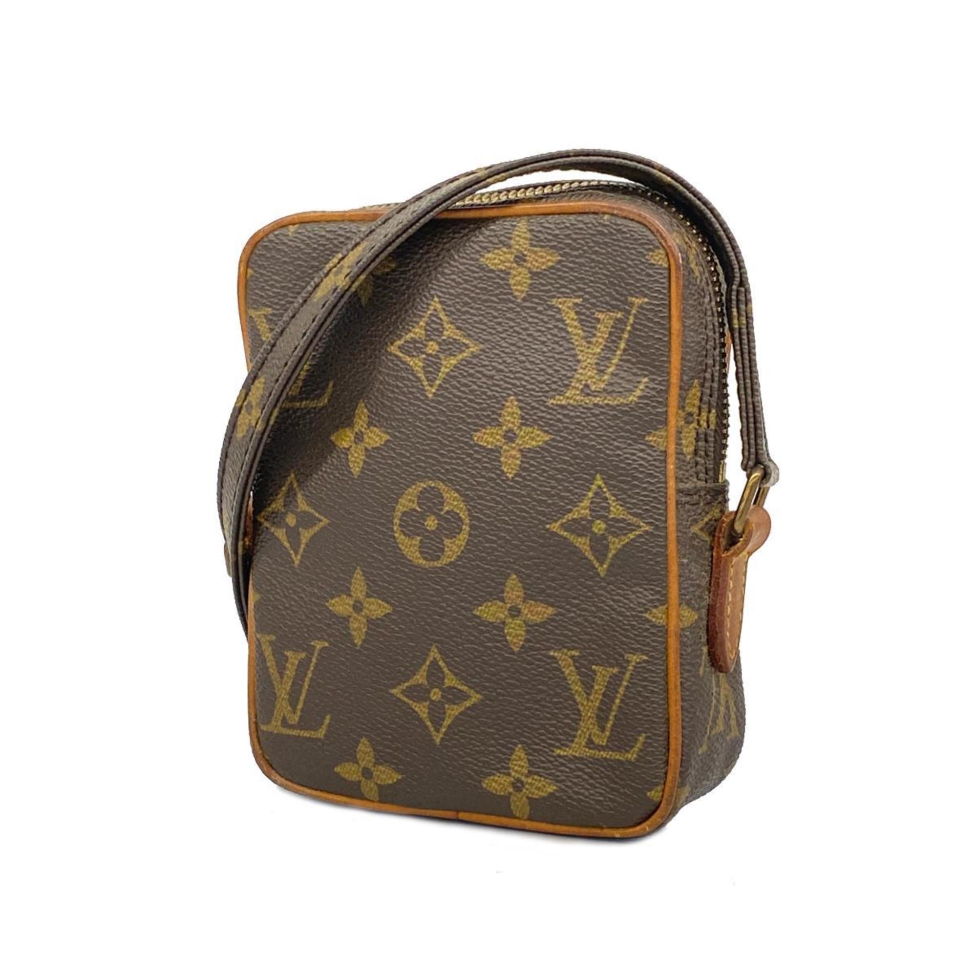 Louis Vuitton Shoulder Bag Monogram Danube M45268 Brown Ladies