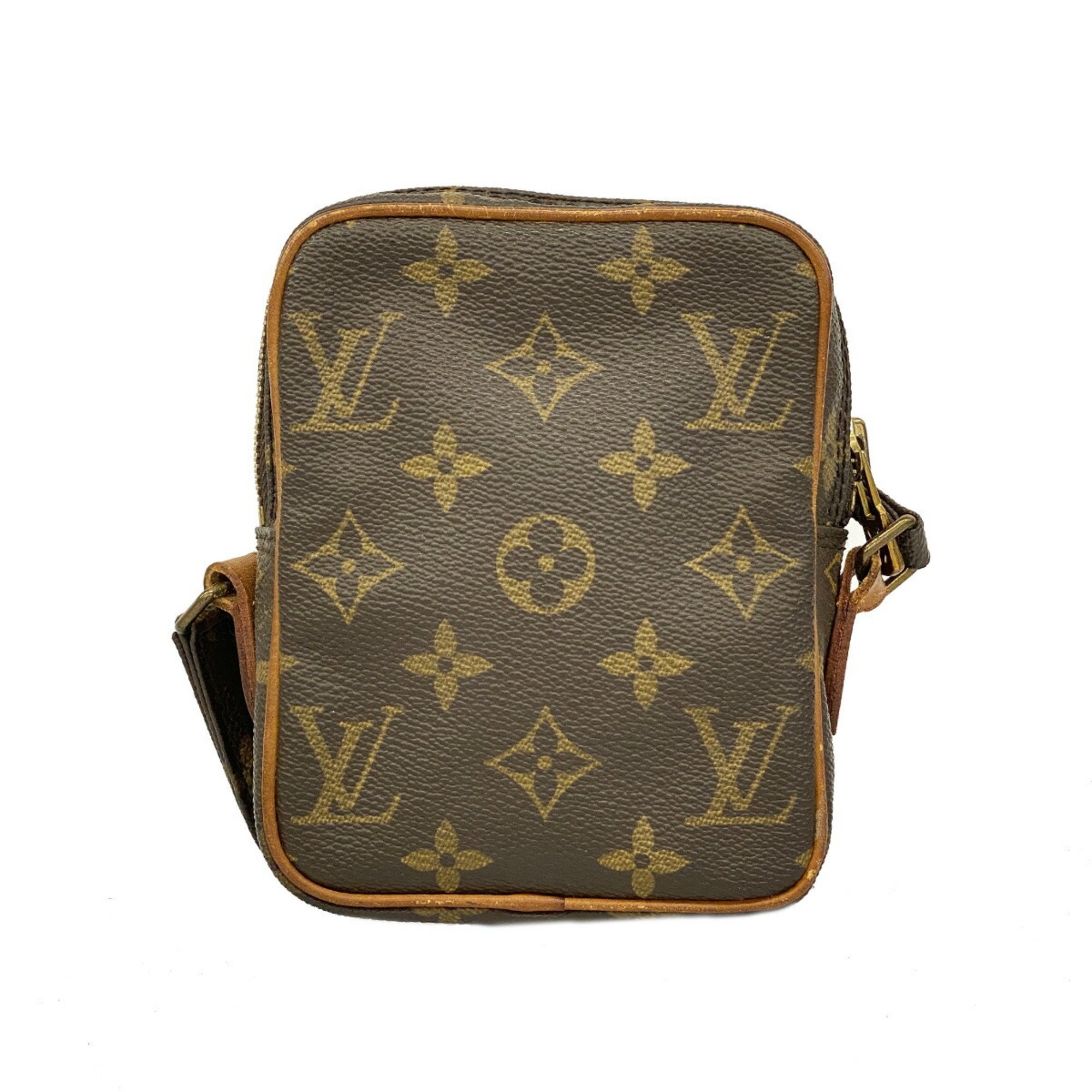 Louis Vuitton Shoulder Bag Monogram Danube M45268 Brown Ladies