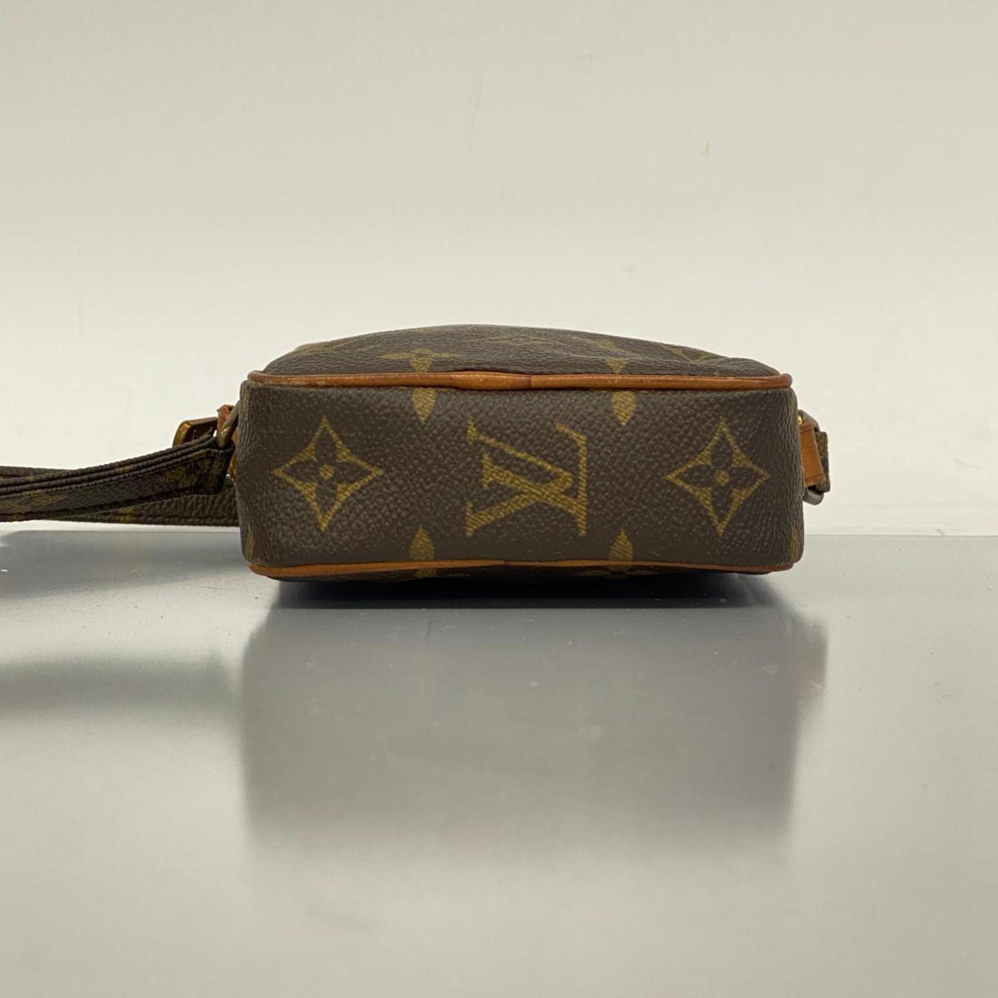 Louis Vuitton Shoulder Bag Monogram Danube M45268 Brown Ladies