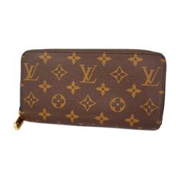 Louis Vuitton Long Wallet Monogram Zippy M42616 Brown Men's Women's