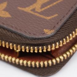 Louis Vuitton Long Wallet Monogram Zippy M42616 Brown Men's Women's