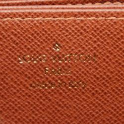 Louis Vuitton Long Wallet Monogram Zippy M42616 Brown Men's Women's