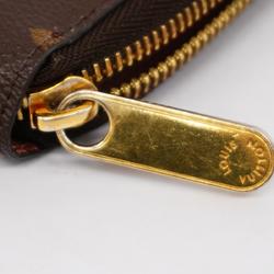 Louis Vuitton Long Wallet Monogram Zippy M42616 Brown Men's Women's