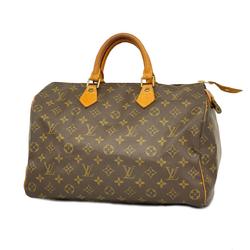 Louis Vuitton Handbag Monogram Speedy 35 M41107 Brown Ladies