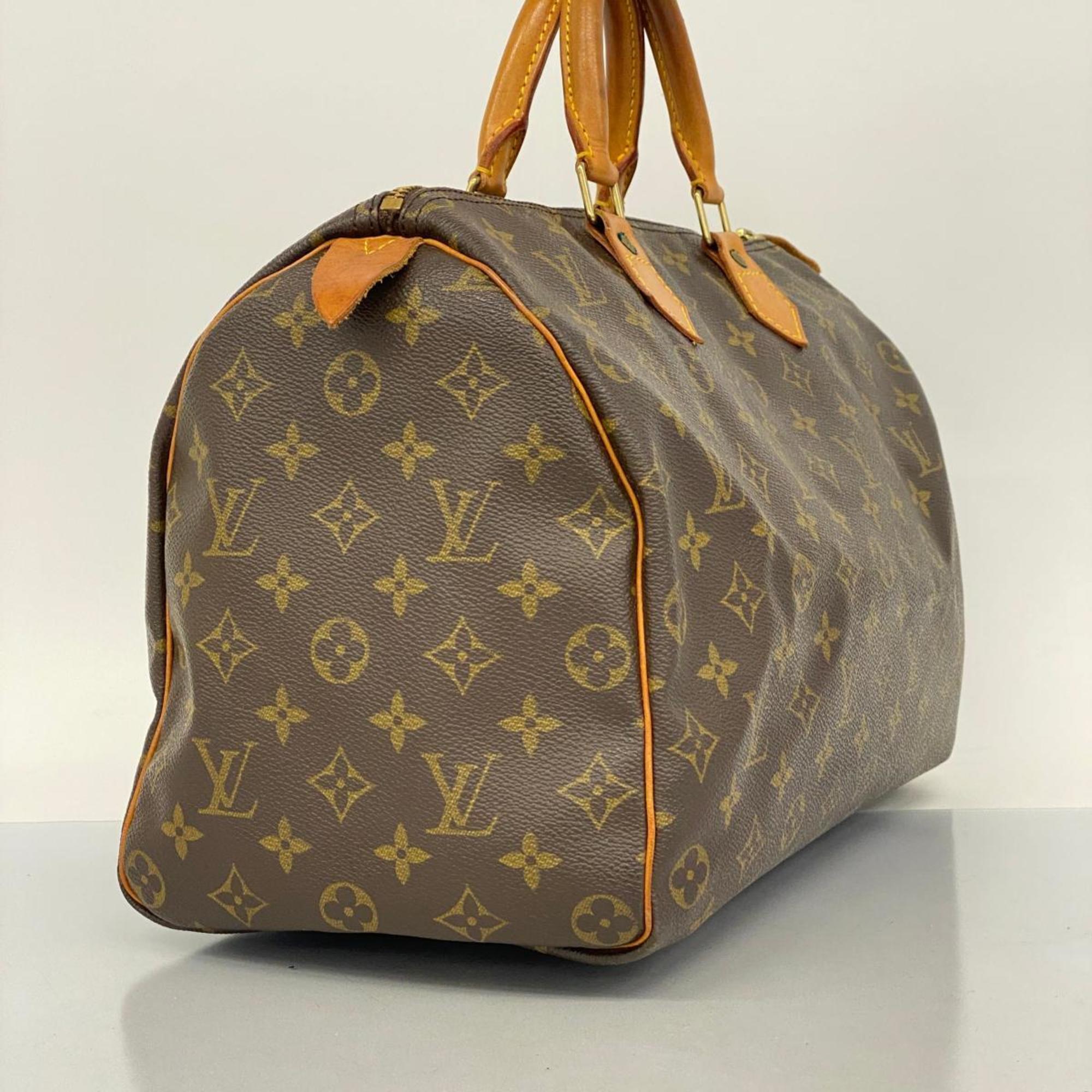 Louis Vuitton Handbag Monogram Speedy 35 M41107 Brown Ladies