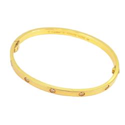 Cartier Bracelet Love 10PD Diamond K18YG Yellow Gold Ladies