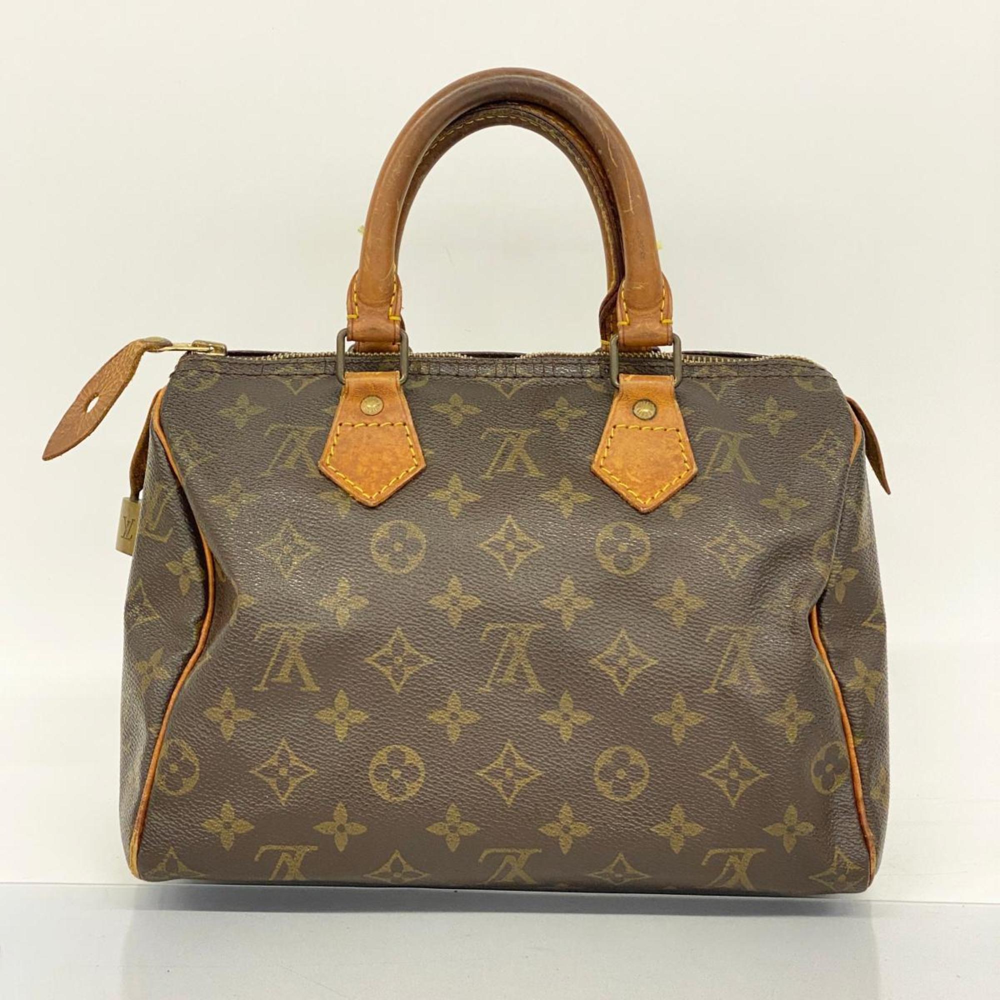 Louis Vuitton Handbag Monogram Speedy 25 M41109 Brown Ladies