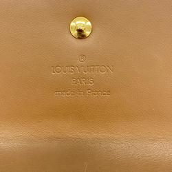 Louis Vuitton Tri-fold Long Wallet Vernis Porte Tresor International M91166 Bronze Men's Women's