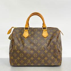 Louis Vuitton Handbag Monogram Speedy 30 M41108 Brown Ladies