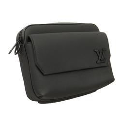 Louis Vuitton Shoulder Bag LV Aerogram Fast Line M22482 Black Men's