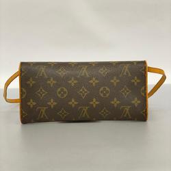 Louis Vuitton Shoulder Bag Monogram Pochette Twin GM M51852 Brown Women's